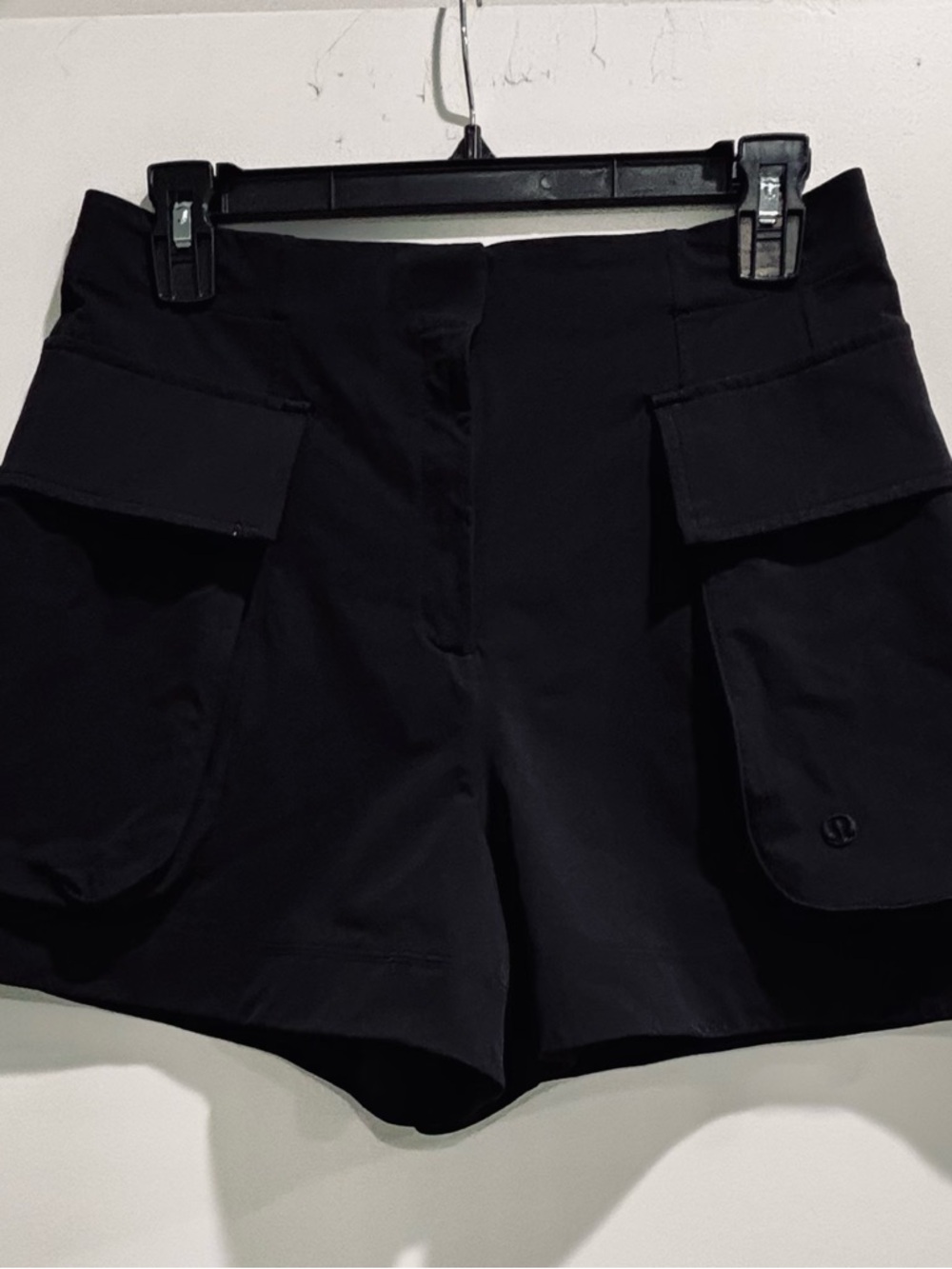 lululemon athletica Black Cargo Pocket Athletic Shorts